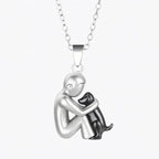 Amoria | Collier Cœur à Finition Dorée ou Noire