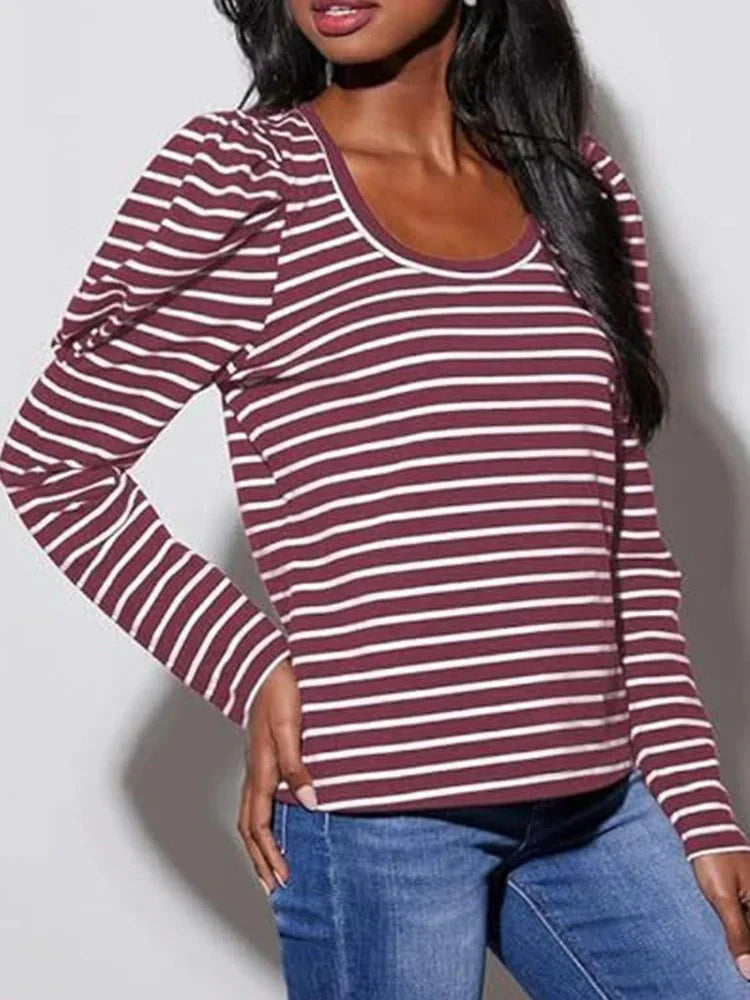 Angelien – Tijdloze Blouse met Comfort en Elegantie