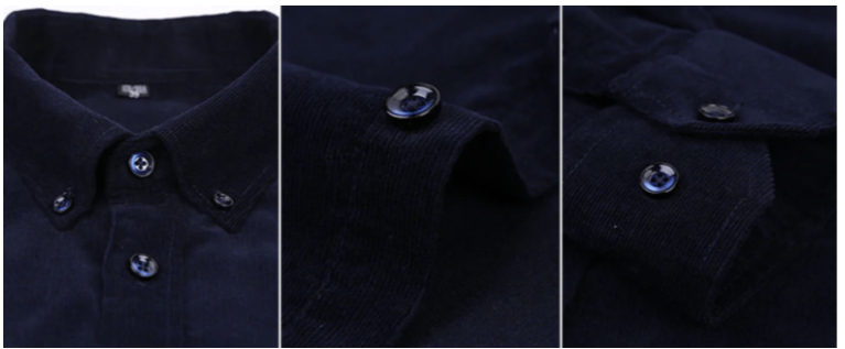 Basil Frontier Heren Corduroy Overhemd – Klassiek & Comfortabel