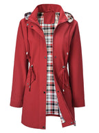 Marinne | Veste 3-en-1 Imperméable à Carreaux