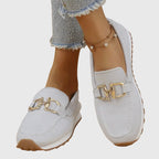 Ambre – Chaussures à bout rond avec boucle et semelle légère