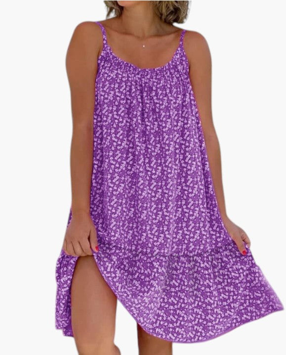 Rosalie | Robe Courte Fluide à Imprimé Délicat