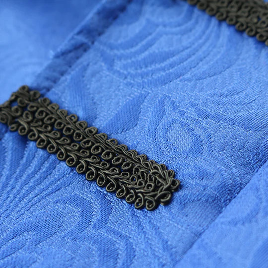 Callahan Gotische Vampierjas – Lange Herenjas met Barokke Details en Mystieke Uitstraling