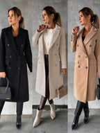 Marlène | Manteau Réversible Élégant