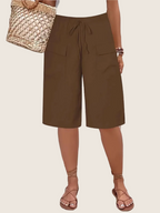 Lina | Short Confortable à Taille Élastique (Grande Taille)