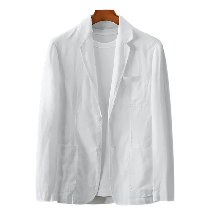 Cedric – Trouwerij Linnen Lente Blazer voor Heren