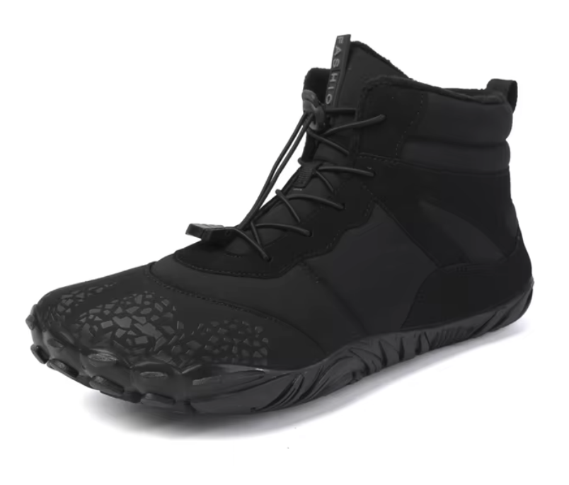 Durand Winter Barefoot Schoen – Antislip Minimalistische Winterschoen met Brede Teenbox