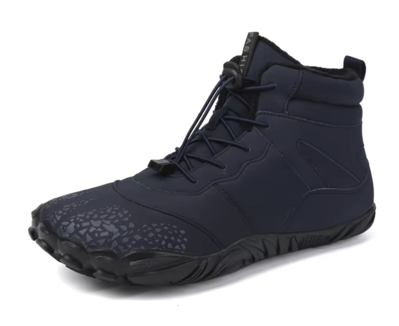 Durand Winter Barefoot Schoen – Antislip Minimalistische Winterschoen met Brede Teenbox
