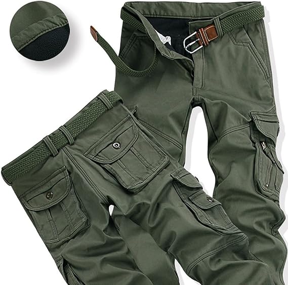 Emmerik heren fleecebroek – tactische outdoorbroek met zakken en warme voering