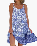 Rosalie | Robe Courte Fluide à Imprimé Délicat