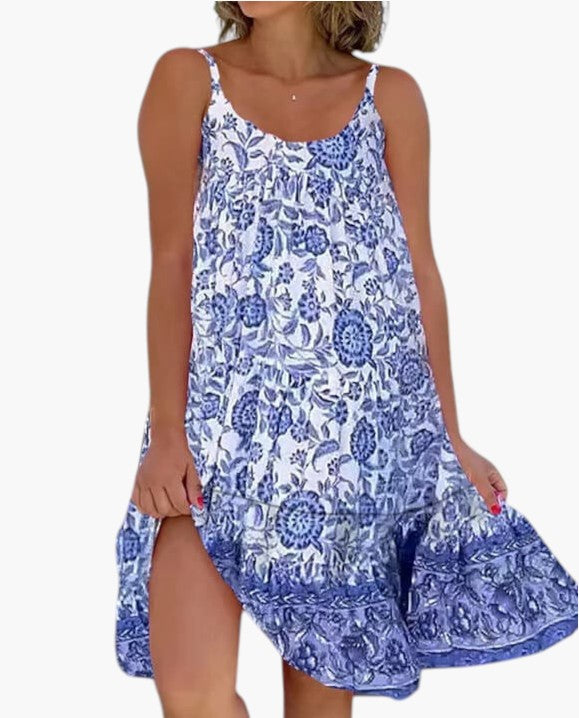 Rosalie | Robe Courte Fluide à Imprimé Délicat