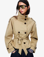 Alba – Trench léger avec ceinture et boutons
