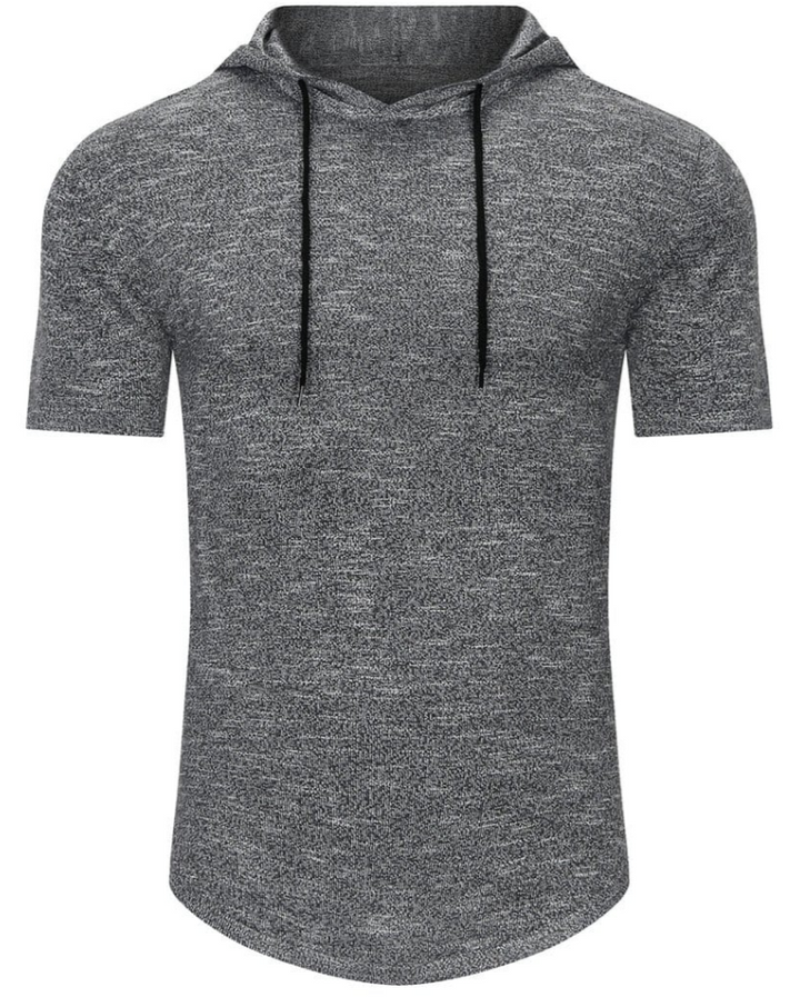 Fletcher Korte Mouwen Herenhoodie – Ademend, Getailleerd & Sportief