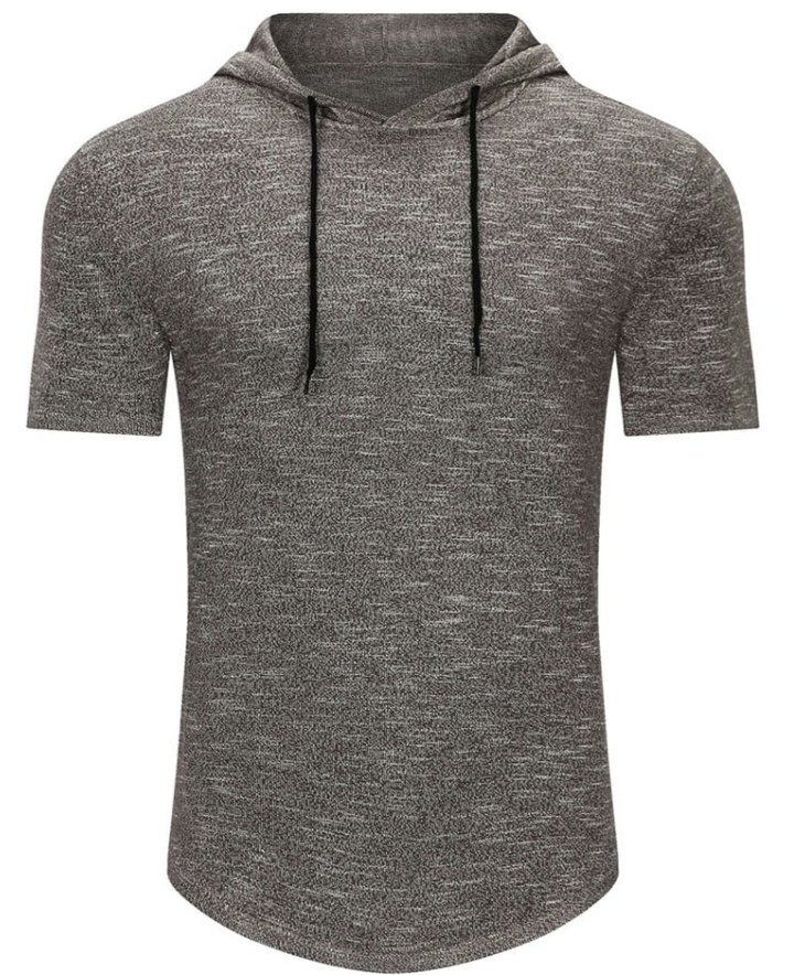 Fletcher Korte Mouwen Herenhoodie – Ademend, Getailleerd & Sportief