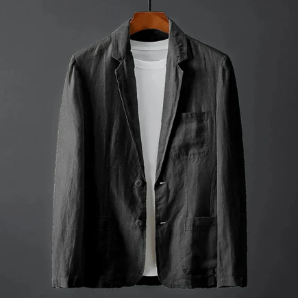 Cedric – Trouwerij Linnen Lente Blazer voor Heren