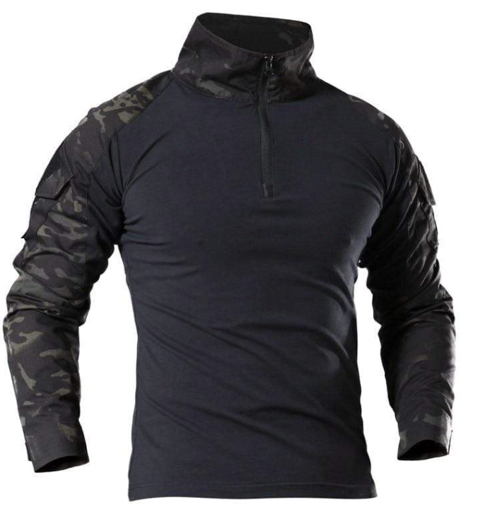 Gerald Tactische Herentrui – Ademend Halve Rits Shirt voor Outdoor en Sport
