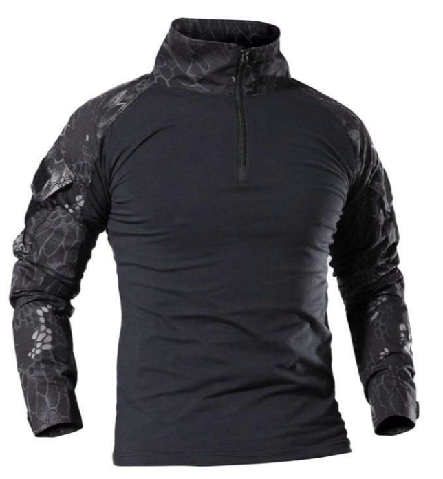 Gerald Tactische Herentrui – Ademend Halve Rits Shirt voor Outdoor en Sport