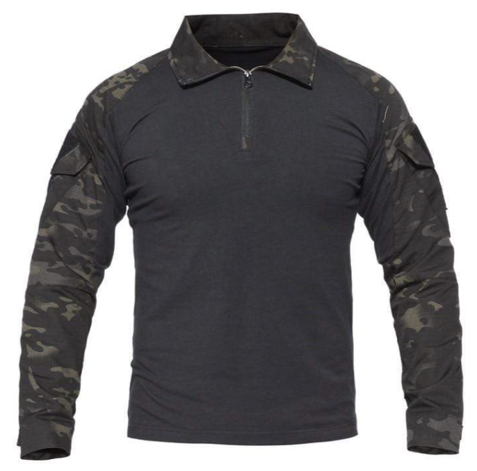 Gerald Tactische Herentrui – Ademend Halve Rits Shirt voor Outdoor en Sport