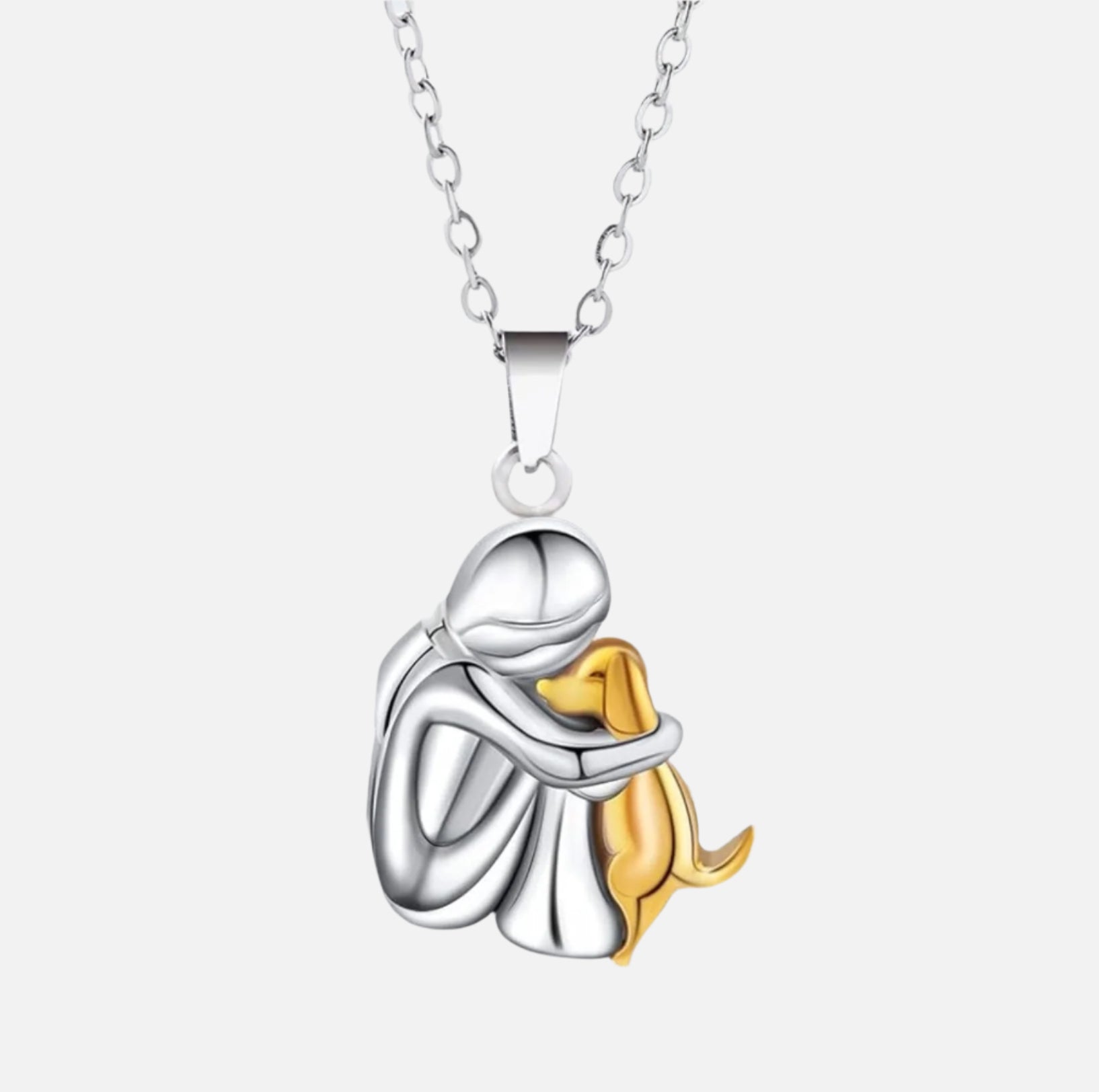 Amoria | Collier Cœur à Finition Dorée ou Noire