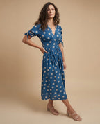 Monique | Robe Fluide à Pois