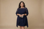 Elara | Robe midi élégante et confortable