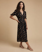 Monique | Robe Fluide à Pois