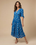 Monique | Robe Fluide à Pois