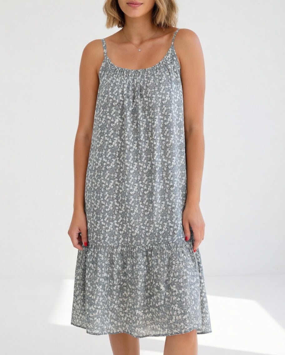Rosalie | Robe Courte Fluide à Imprimé Délicat