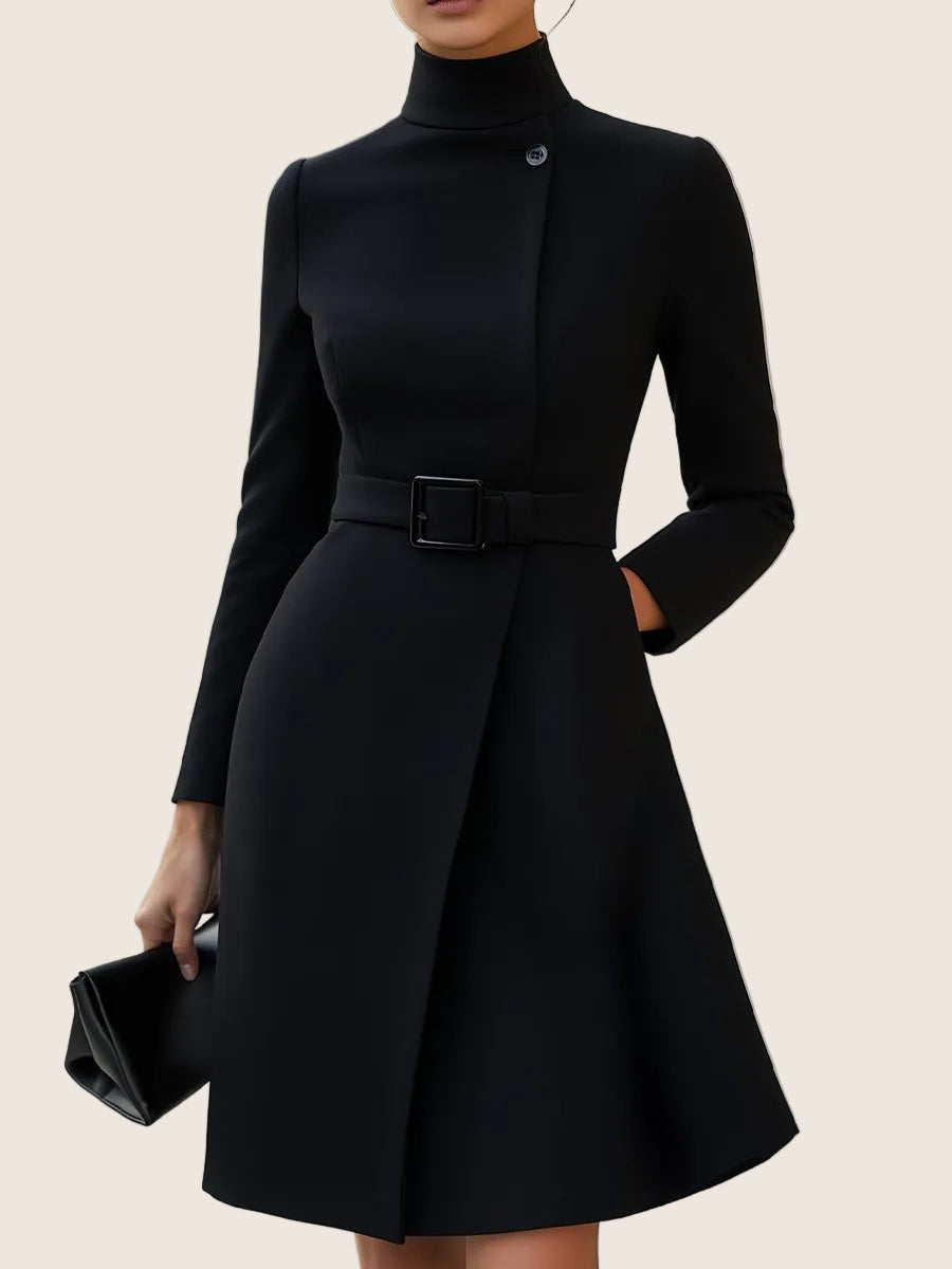 Camille | Robe Col Montant