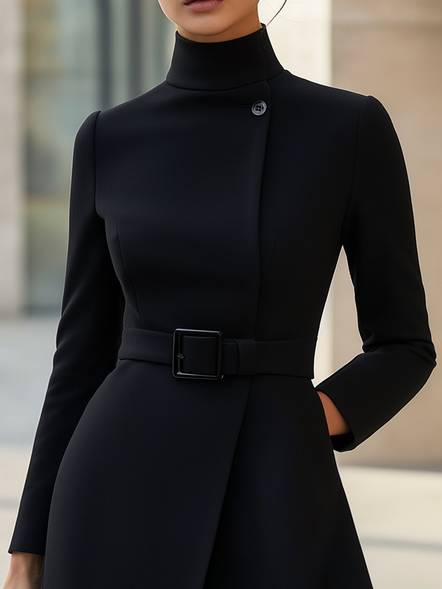 Camille | Robe Col Montant
