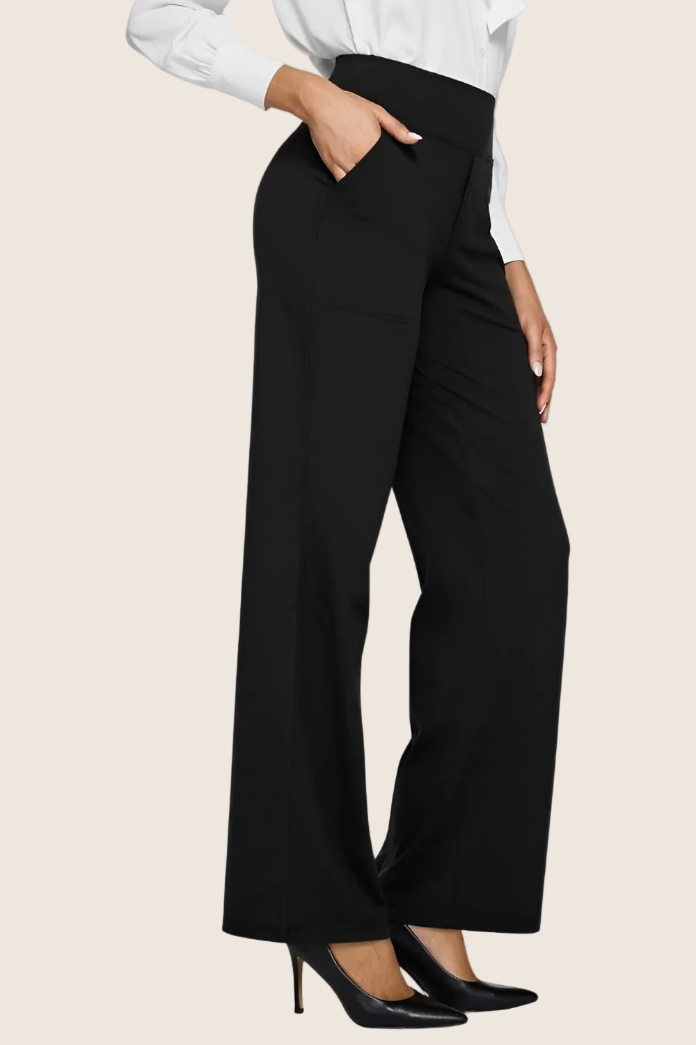 Klara | Pantalon stretch confortable. 1 acheté = 1 offert