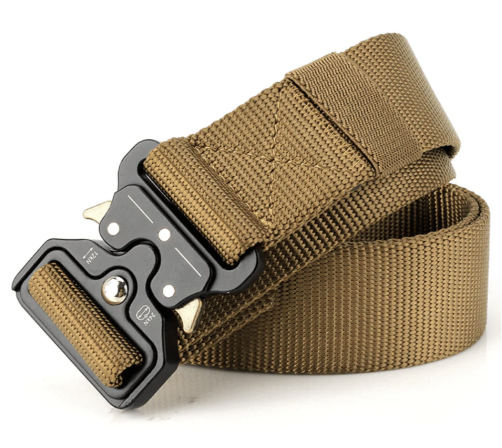 Tactische riem voor heren – MOLLE draagriem met metalen gesp van duurzaam nylon