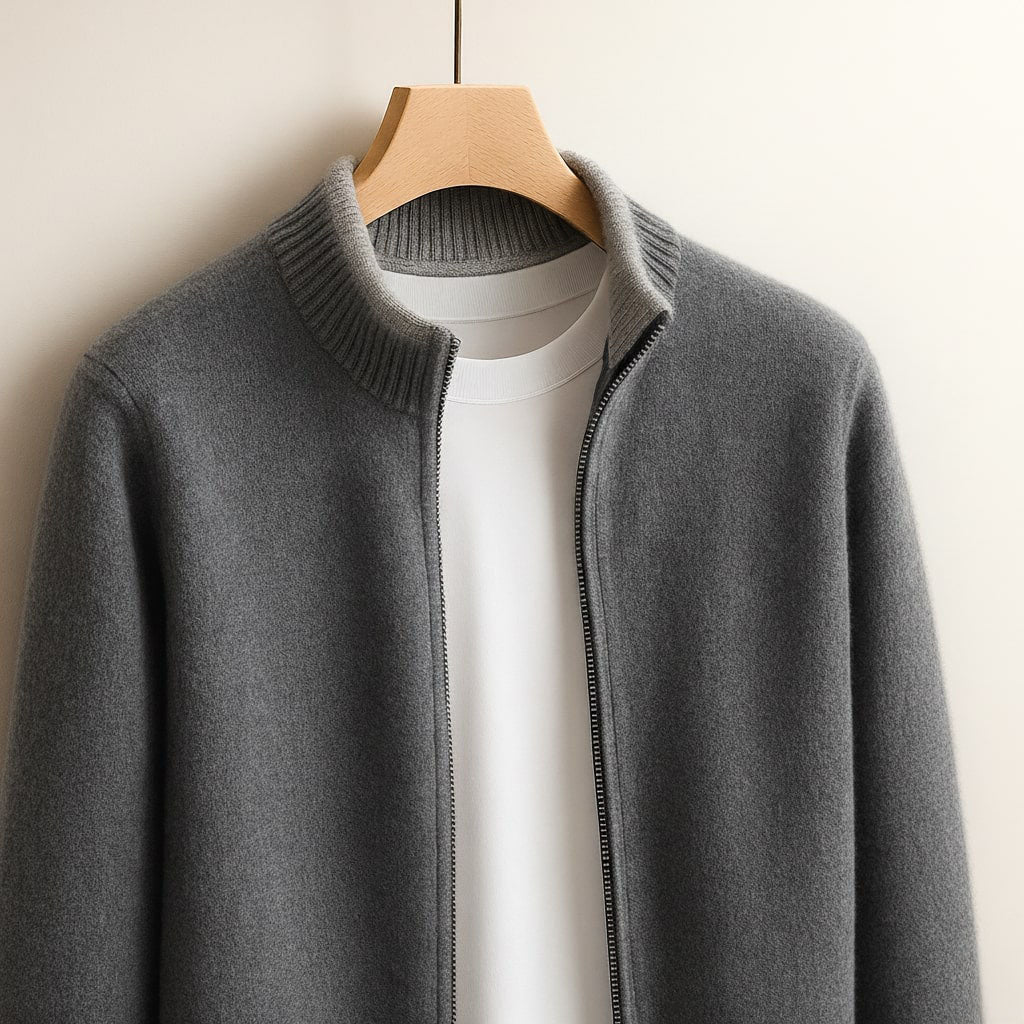 Laurent | Veste en Maille Zippée