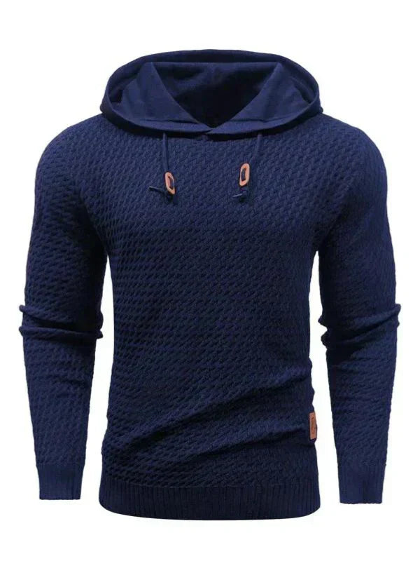 Pieter heren sporthoodie – ademende hoodie met elastische pasvorm en katoenmix