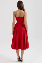 Liorine | Robe Midi Corset Élégante