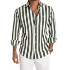 Ralph Chemise casual en lin rayée premium - 1 achetée, 1 offerte