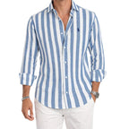 Ralph Chemise casual en lin rayée premium - 1 achetée, 1 offerte