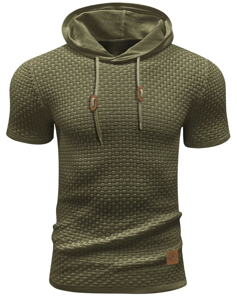 Rainier Phantom Hoodie heren – korte mouwen, lichtgewicht en casual sportdesign