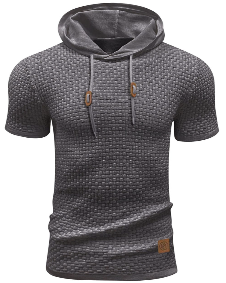 Rainier Phantom Hoodie heren – korte mouwen, lichtgewicht en casual sportdesign