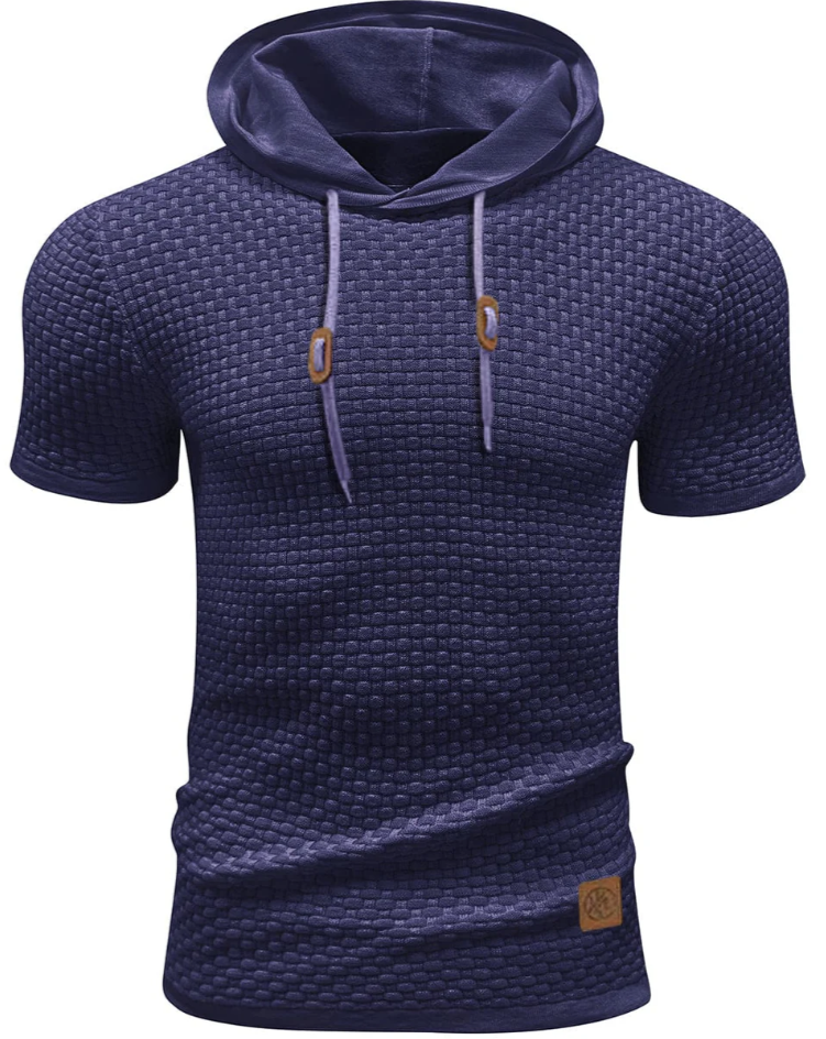 Rainier Phantom Hoodie heren – korte mouwen, lichtgewicht en casual sportdesign