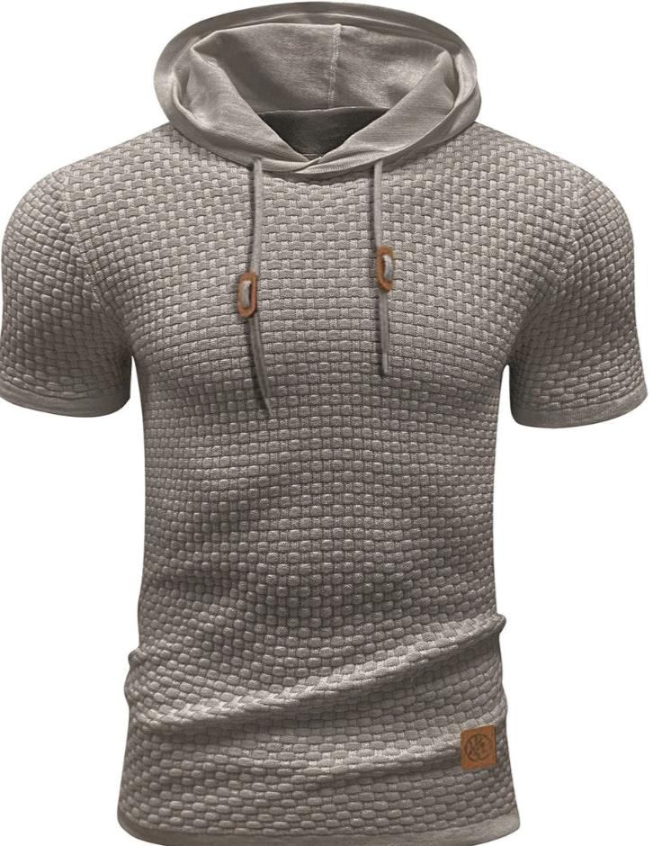 Rainier Phantom Hoodie heren – korte mouwen, lichtgewicht en casual sportdesign