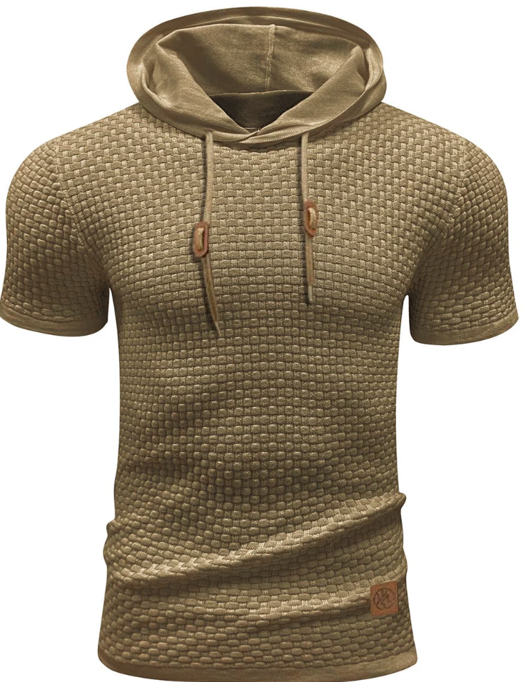 Rainier Phantom Hoodie heren – korte mouwen, lichtgewicht en casual sportdesign
