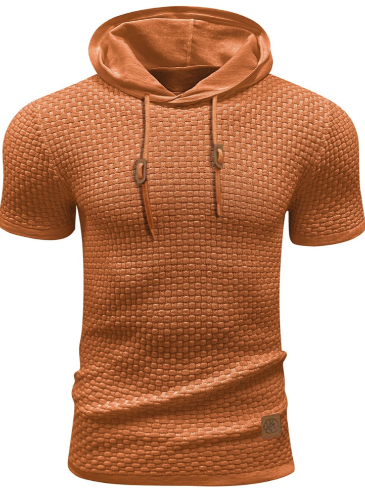 Rainier Phantom Hoodie heren – korte mouwen, lichtgewicht en casual sportdesign