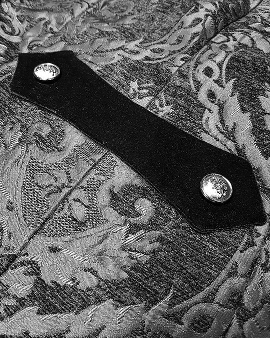 Randolph Gothic Tailcoat Heren – Elegante Gotische Jas met Lange Achterkant