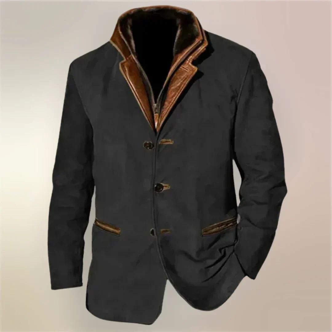 Louis | Veste Suédée Élégante