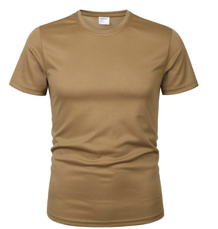 Roland Stijlvol Army T-Shirt – minimalistisch heren t-shirt van ademend materiaal met klassieke pasvorm