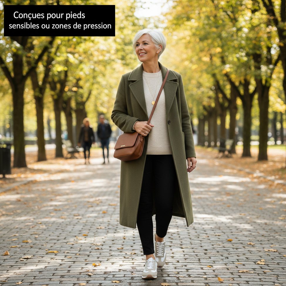 Manon | Chaussures confort à zip et semelle Stability+