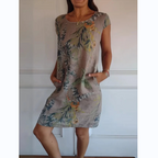 Sorelle | Robe Fluide Imprimée à Poches