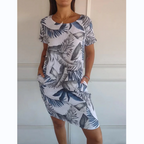 Sorelle | Robe Fluide Imprimée à Poches
