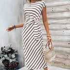 Zélina | Robe Ajustée à Nœud